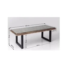 KARE Design Table Kalif 200X90Cm