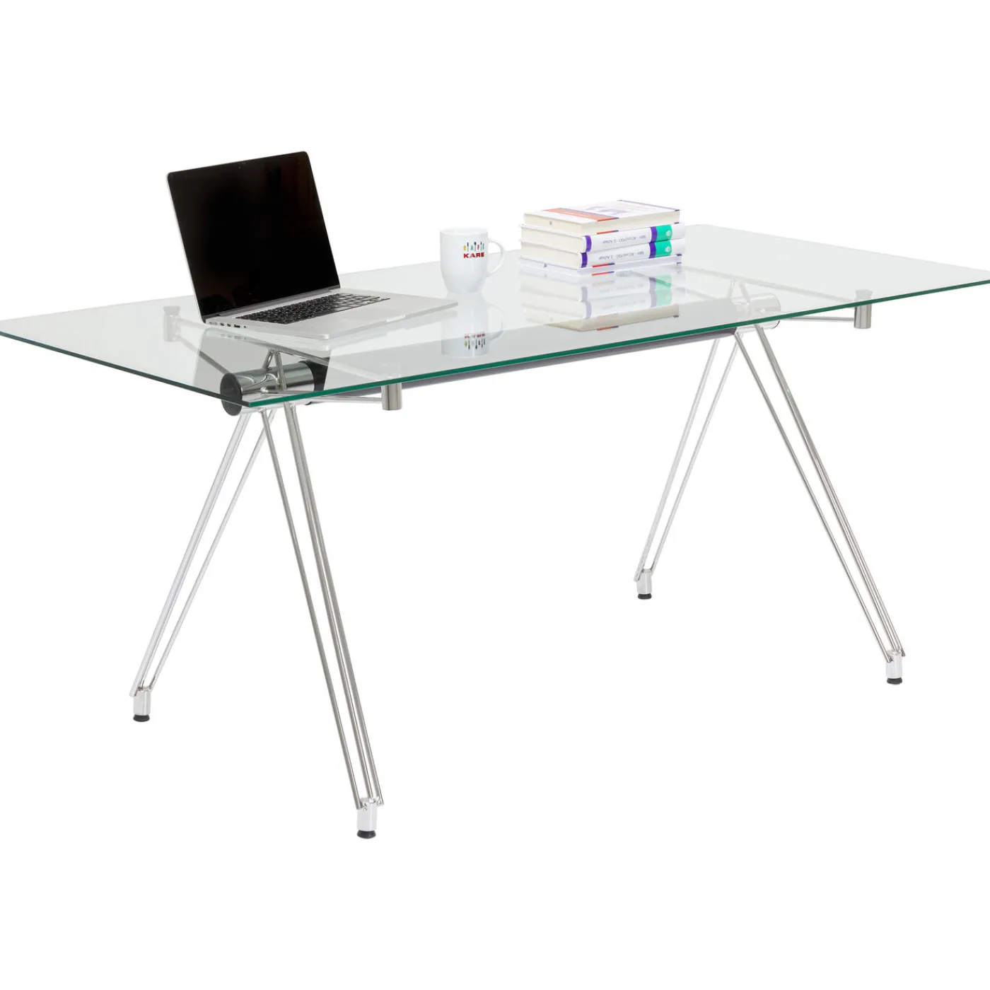 KARE Design Table Officia Verre Trempe 160X80
