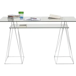 KARE Design Table Polar Chrome 8 Mm (Verre Trempe)