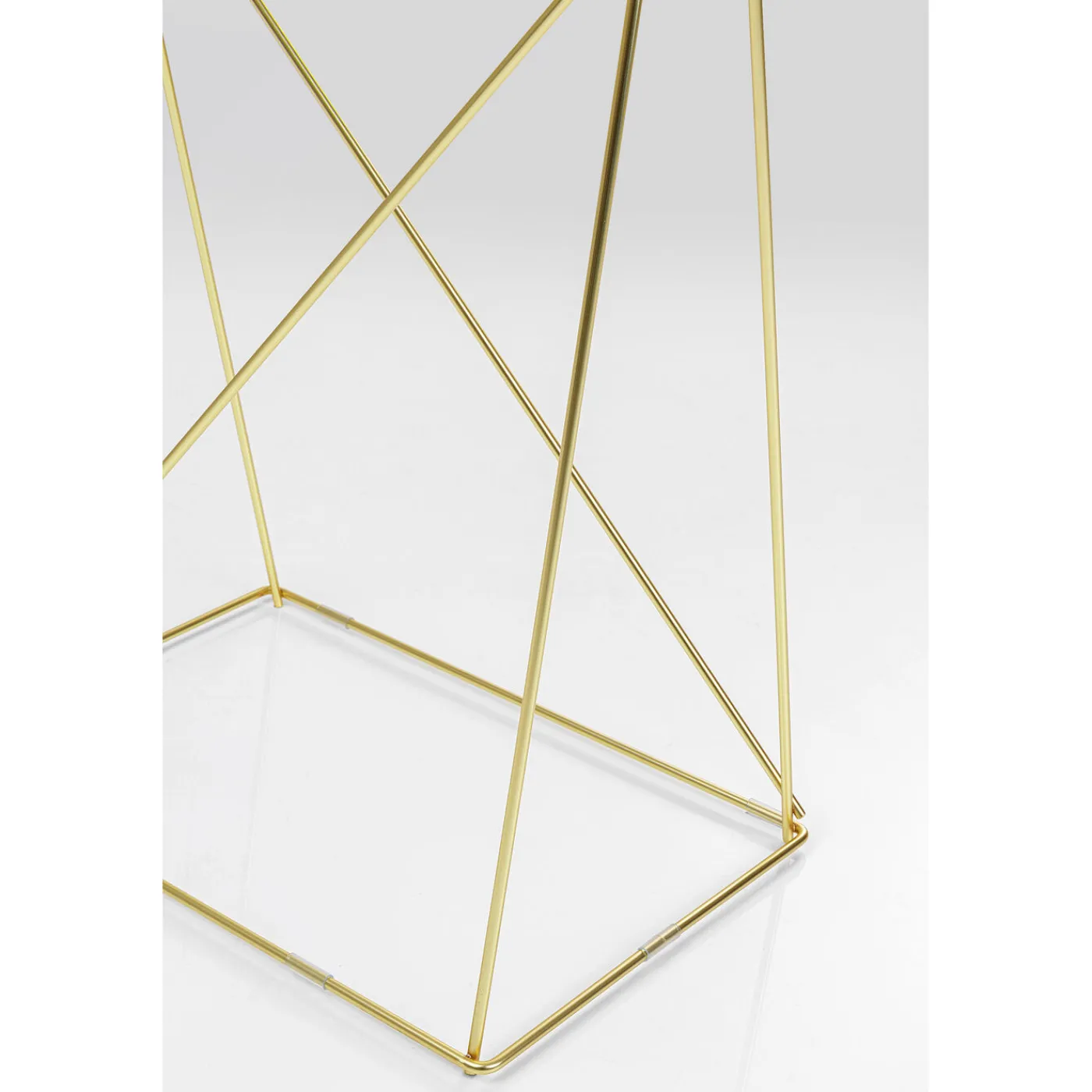 KARE Design Table Polar Laiton-Verre Trempe 8Mm