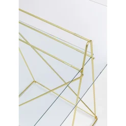 KARE Design Table Polar Laiton-Verre Trempe 8Mm