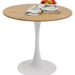 KARE Design Table Schickeria Chene Blanc O80Cm
