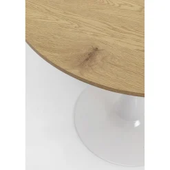 KARE Design Table Schickeria Chene Blanc O80Cm
