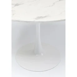 KARE Design Table Schickeria Marbre Blanc O80Cm