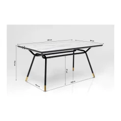 KARE Design Table South Beach 160X90Cm