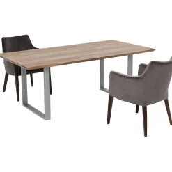 KARE Design Table Symphony Acier Brut 200X100