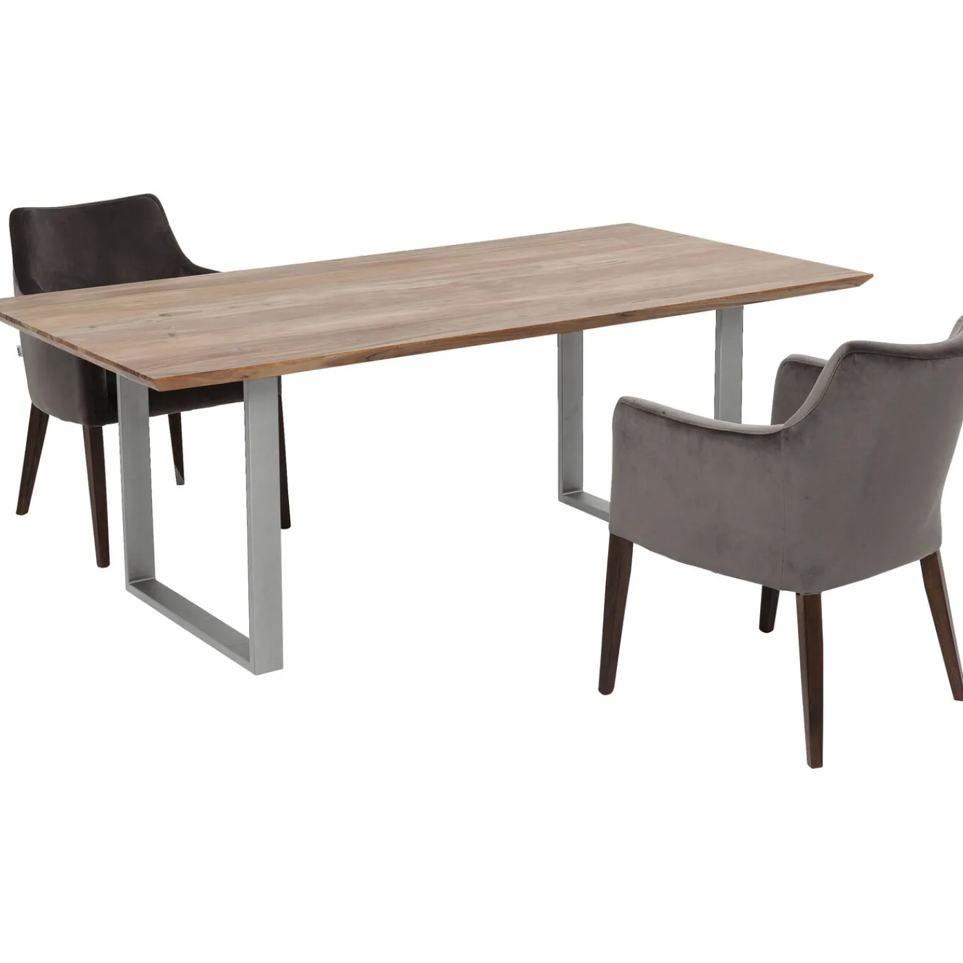 KARE Design Table Symphony Acier Brut 200X100