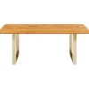KARE Design Table Symphony Chene Laiton 200X100