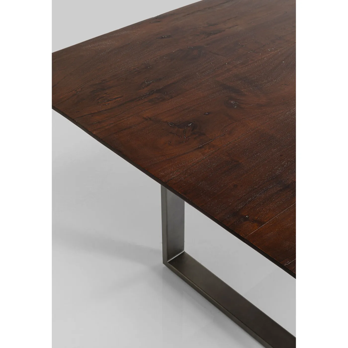 KARE Design Table Symphony Fonce Acier Brut 160X80