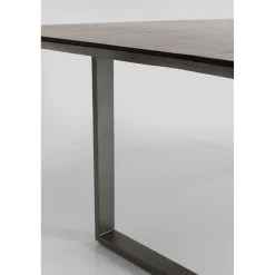 KARE Design Table Symphony Fonce Acier Brut 200X100