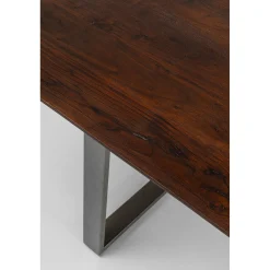 KARE Design Table Symphony Fonce Acier Brut 200X100