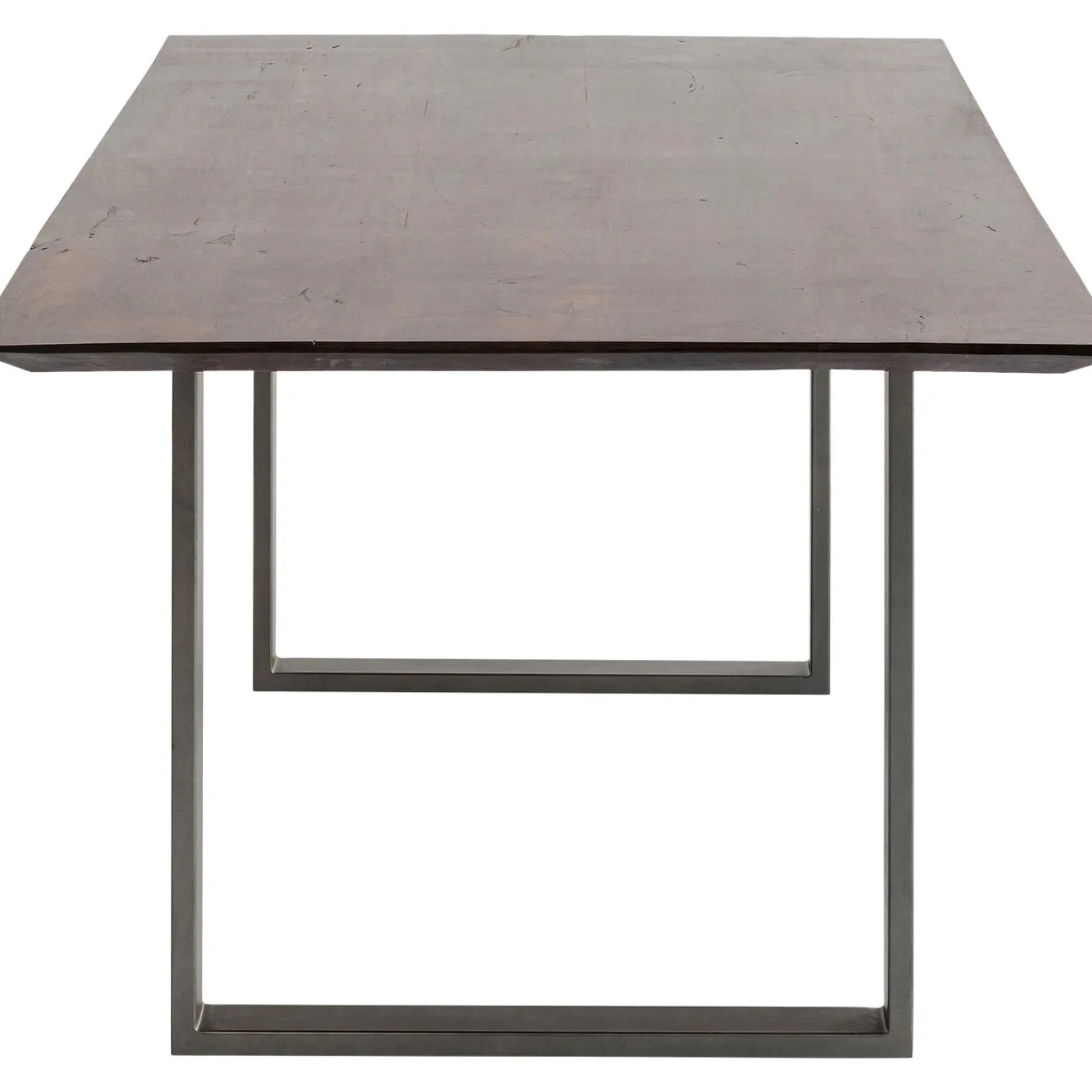 KARE Design Table Symphony Fonce Acier Brut 200X100