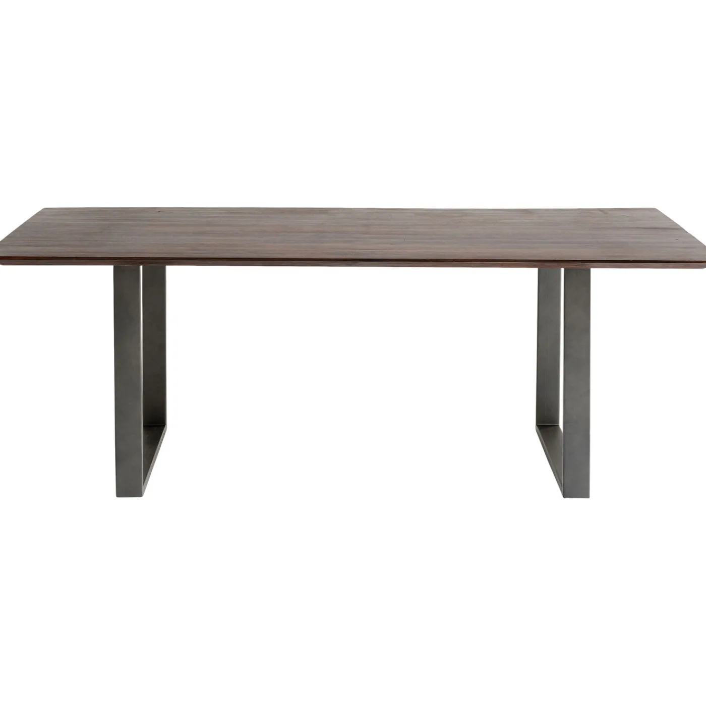 KARE Design Table Symphony Fonce Acier Brut 200X100