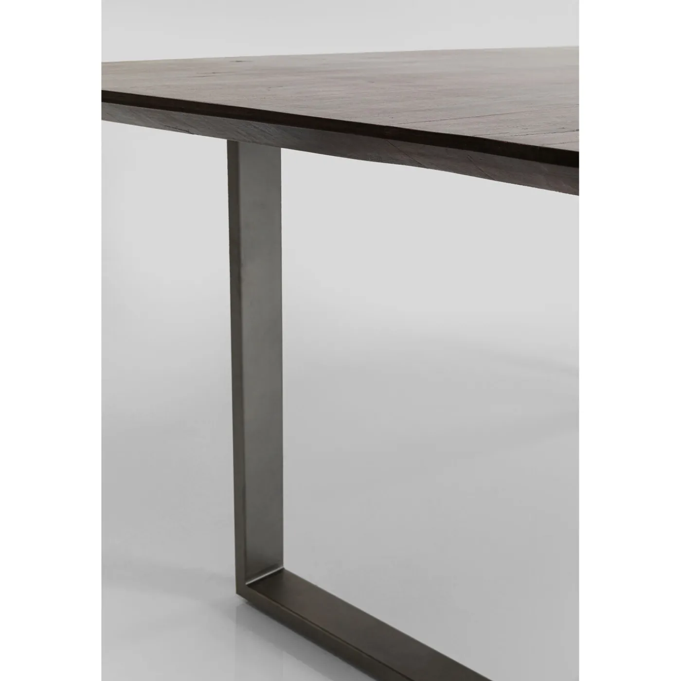 KARE Design Table Symphony Fonce Acier Brut 180X90