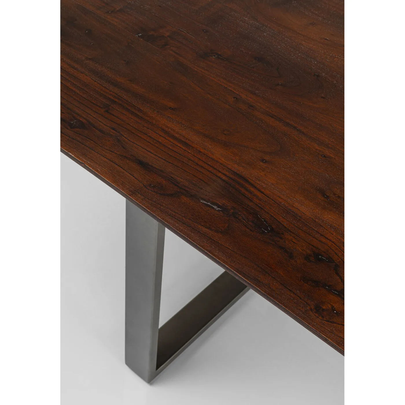 KARE Design Table Symphony Fonce Acier Brut 180X90