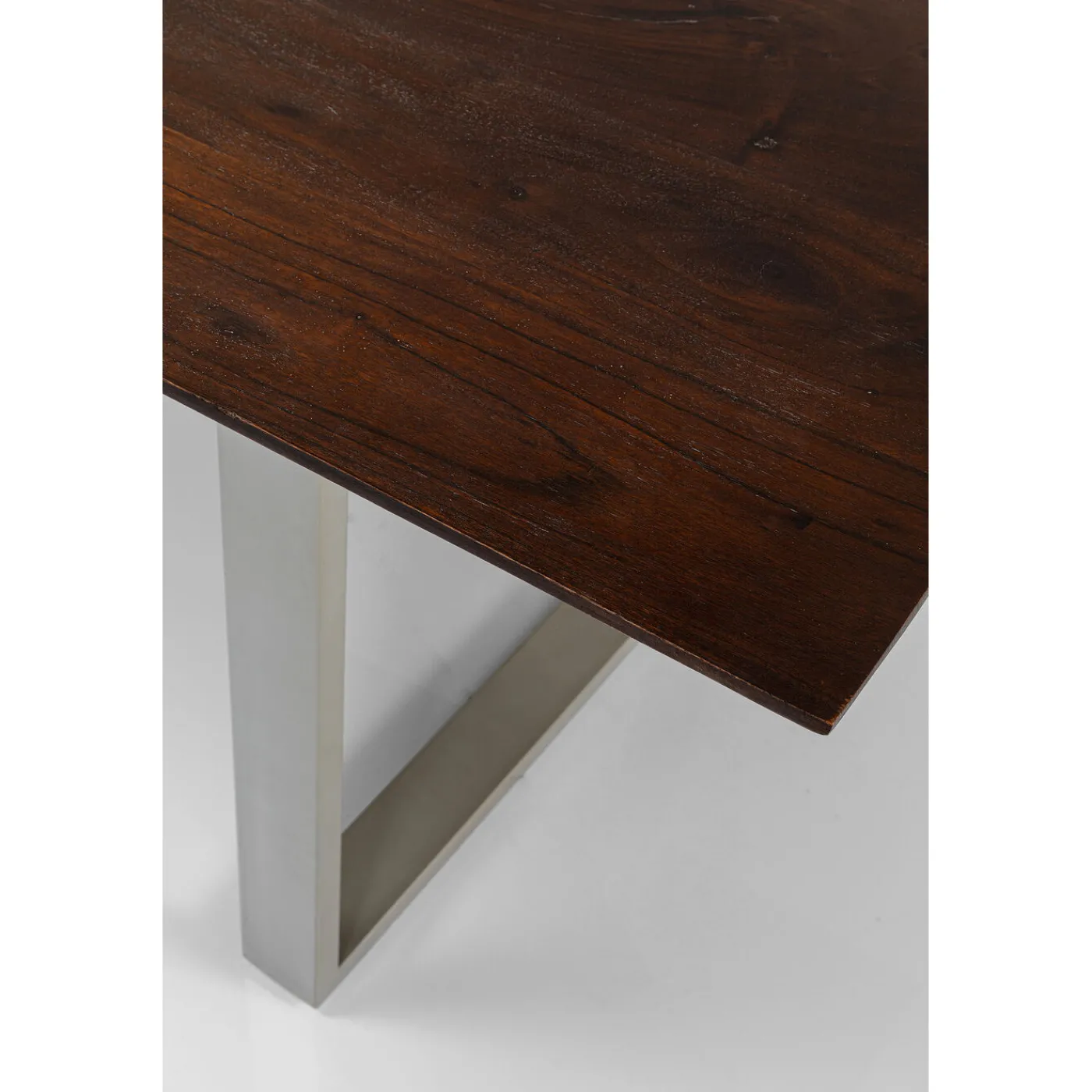 KARE Design Table Symphony Fonce Argente 200X100