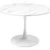 KARE Design Table Veneto Marbre Blanc O110Cm