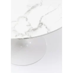 KARE Design Table Veneto Marbre Blanc O110Cm