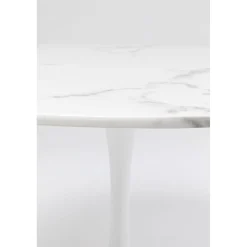 KARE Design Table Veneto Marbre Blanc O110Cm