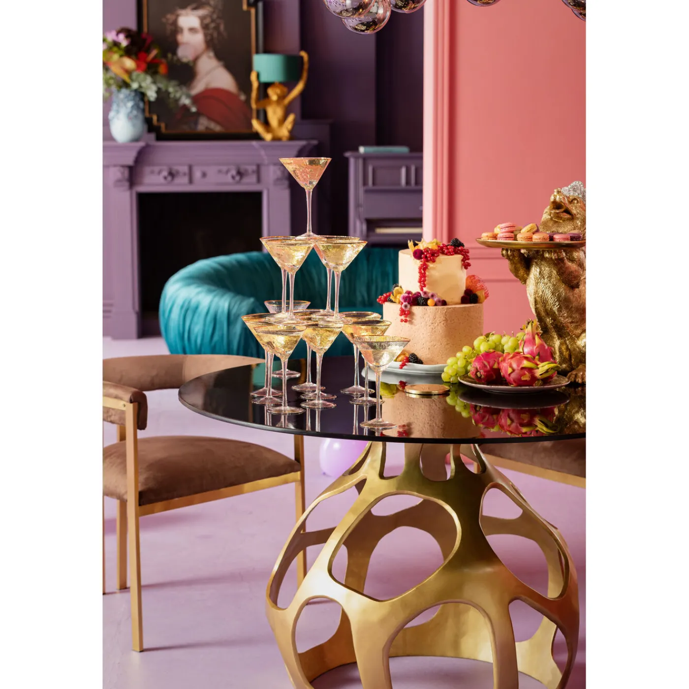 KARE Design Table Volcano Dore O120Cm