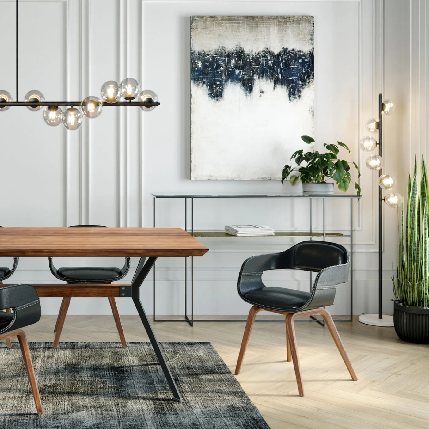 KARE Design Tableau Acrylique Abstract Into The Sea 90X120Cm