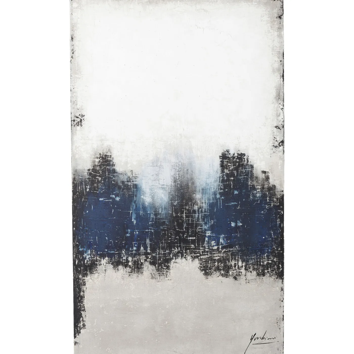 KARE Design Tableau Acrylique Abstract Into The Sea 120X210Cm