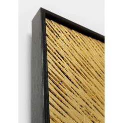 KARE Design Tableau Décoratif Art Geometric Circle Dore 120X12