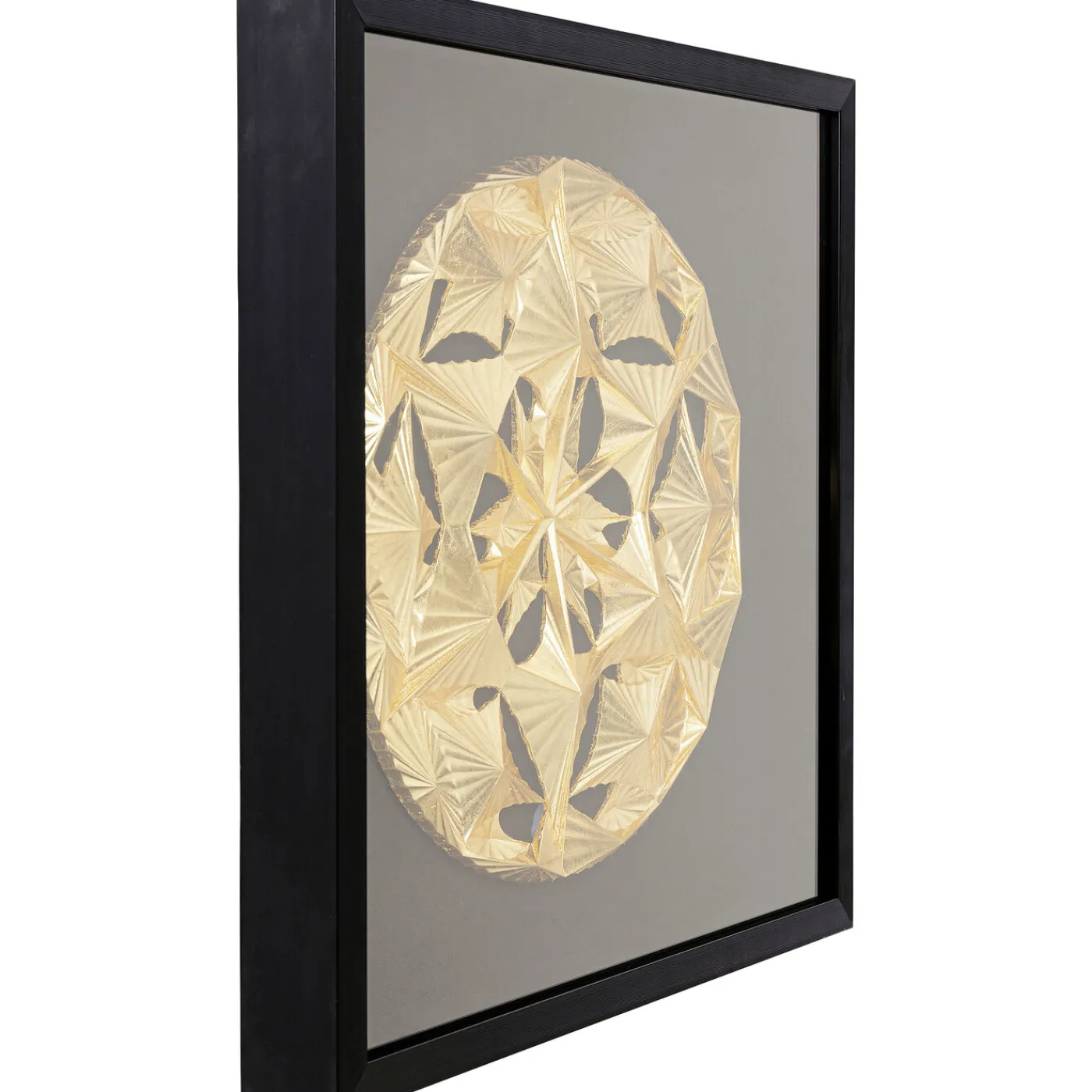 KARE Design Tableau Décoratif Leaf Ball 60X60Cm