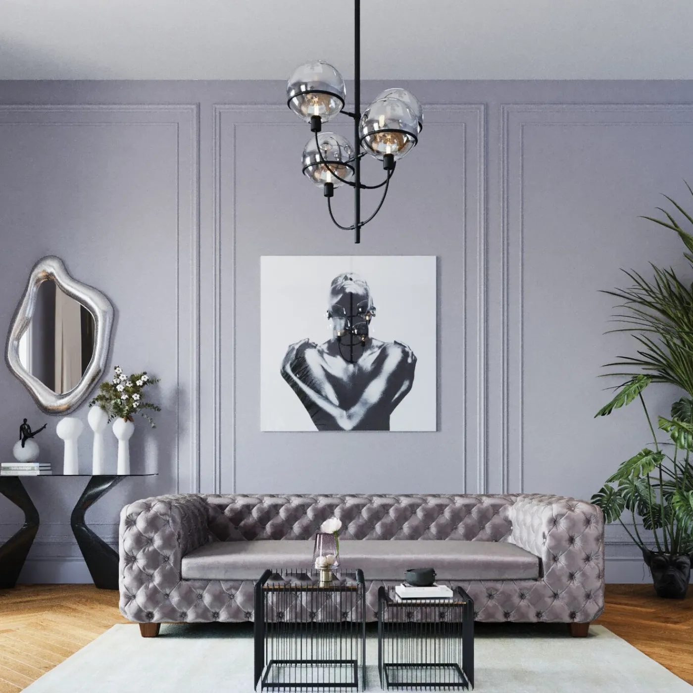 KARE Design Tableau En Verre Athlet 120X120Cm