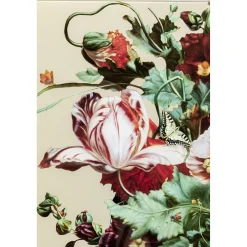 KARE Design Tableau En Verre Bouquet Beauty Beige100X100Cm