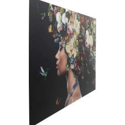 KARE Design Tableau En Verre Bunch Of Flowers 150X100Cm