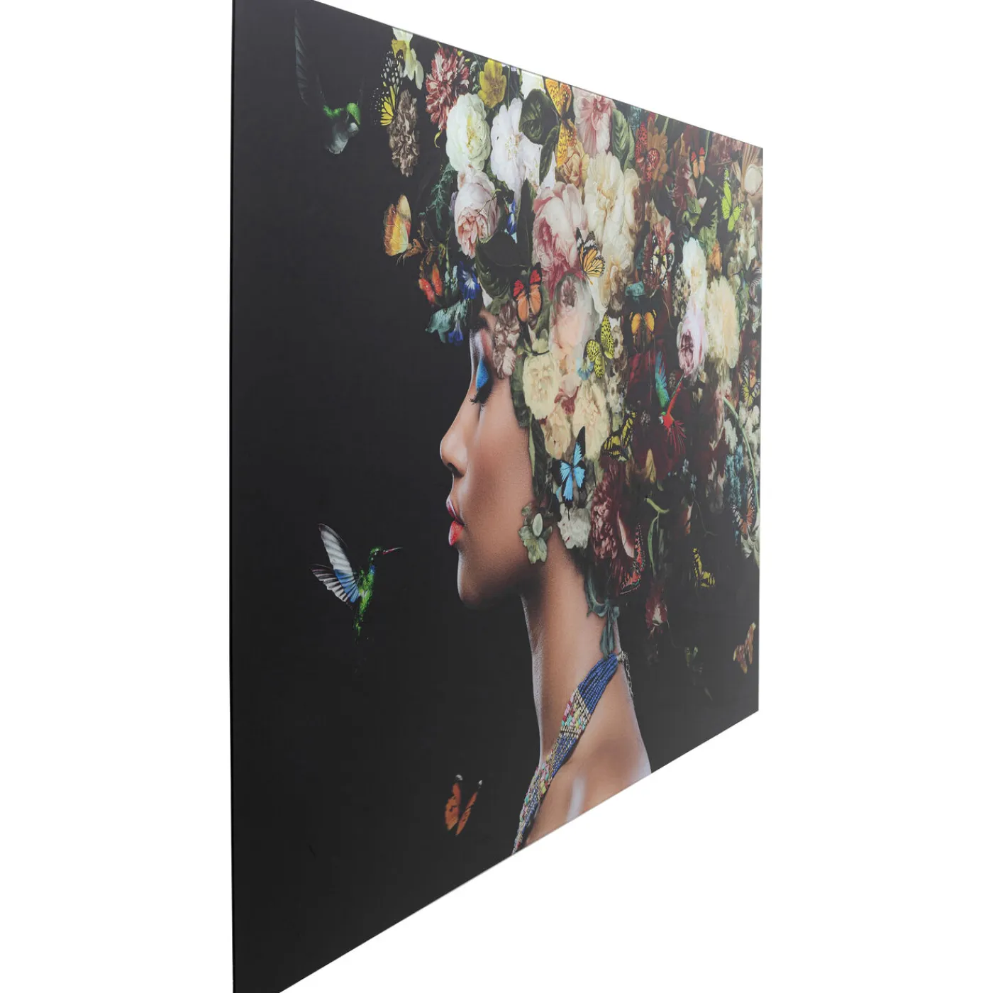 KARE Design Tableau En Verre Bunch Of Flowers 150X100Cm