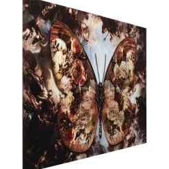 KARE Design Tableau En Verre Butterfly 150X100Cm