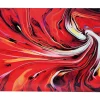 KARE Design Tableau En Verre Chaos Fire 150X120Cm