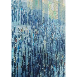 KARE Design Tableau En Verre 3D Future City 150X100Cm