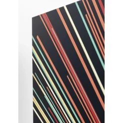 KARE Design Tableau En Verre 3D Light Speed 100X100Cm