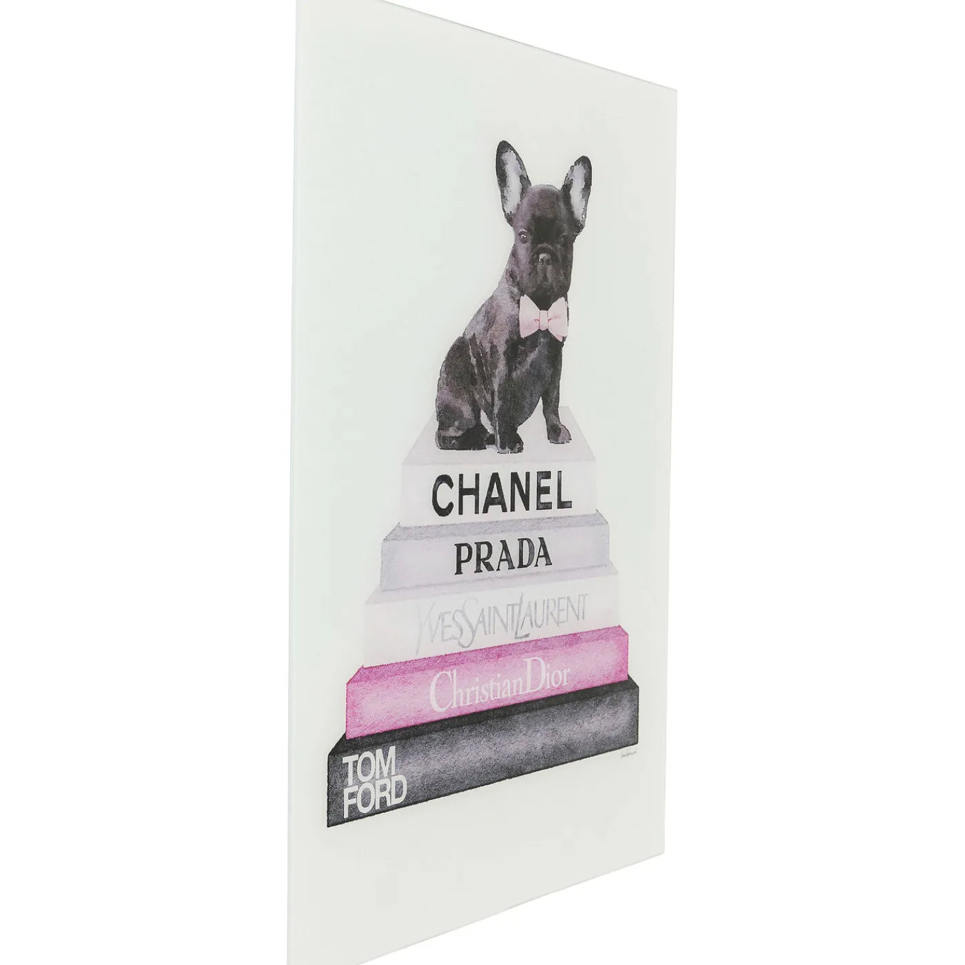KARE Design Tableau En Verre Fashion Dog 60X80Cm