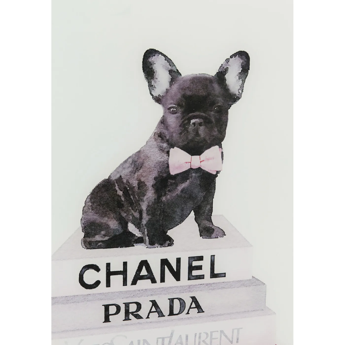 KARE Design Tableau En Verre Fashion Dog 60X80Cm