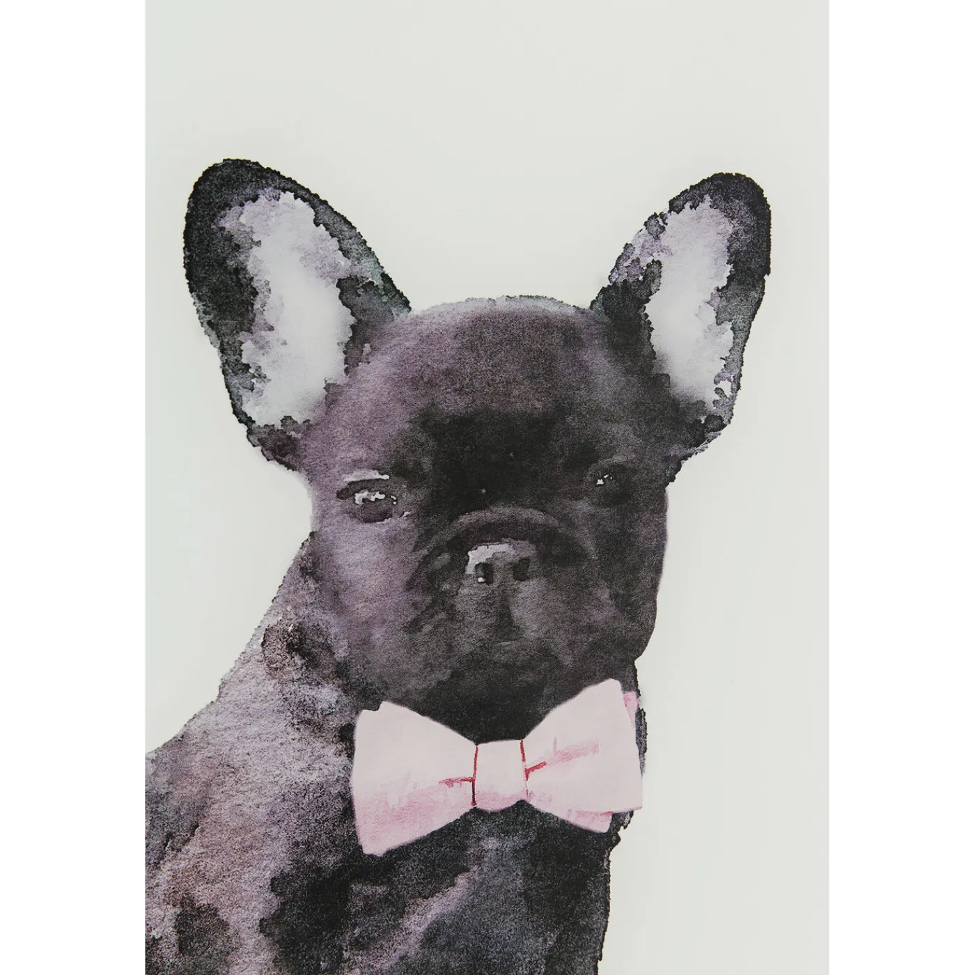 KARE Design Tableau En Verre Fashion Dog 60X80Cm