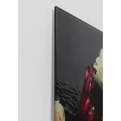 KARE Design Tableau En Verre Flower Art Lady 120X120Cm