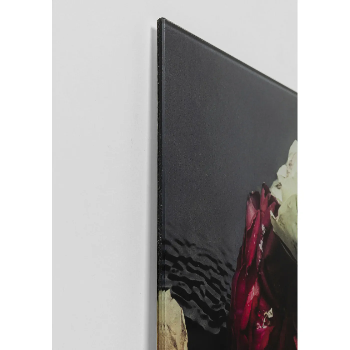 KARE Design Tableau En Verre Flower Art Lady 120X120Cm