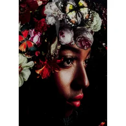 KARE Design Tableau En Verre Flowery Shoulder View 150X100Cm