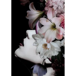 KARE Design Tableau En Verre Flowery Beauty 80X120Cm