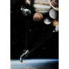 KARE Design Tableau En Verre Flying Astronaut 100X150Cm