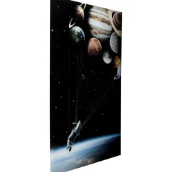 KARE Design Tableau En Verre Flying Astronaut 100X150Cm