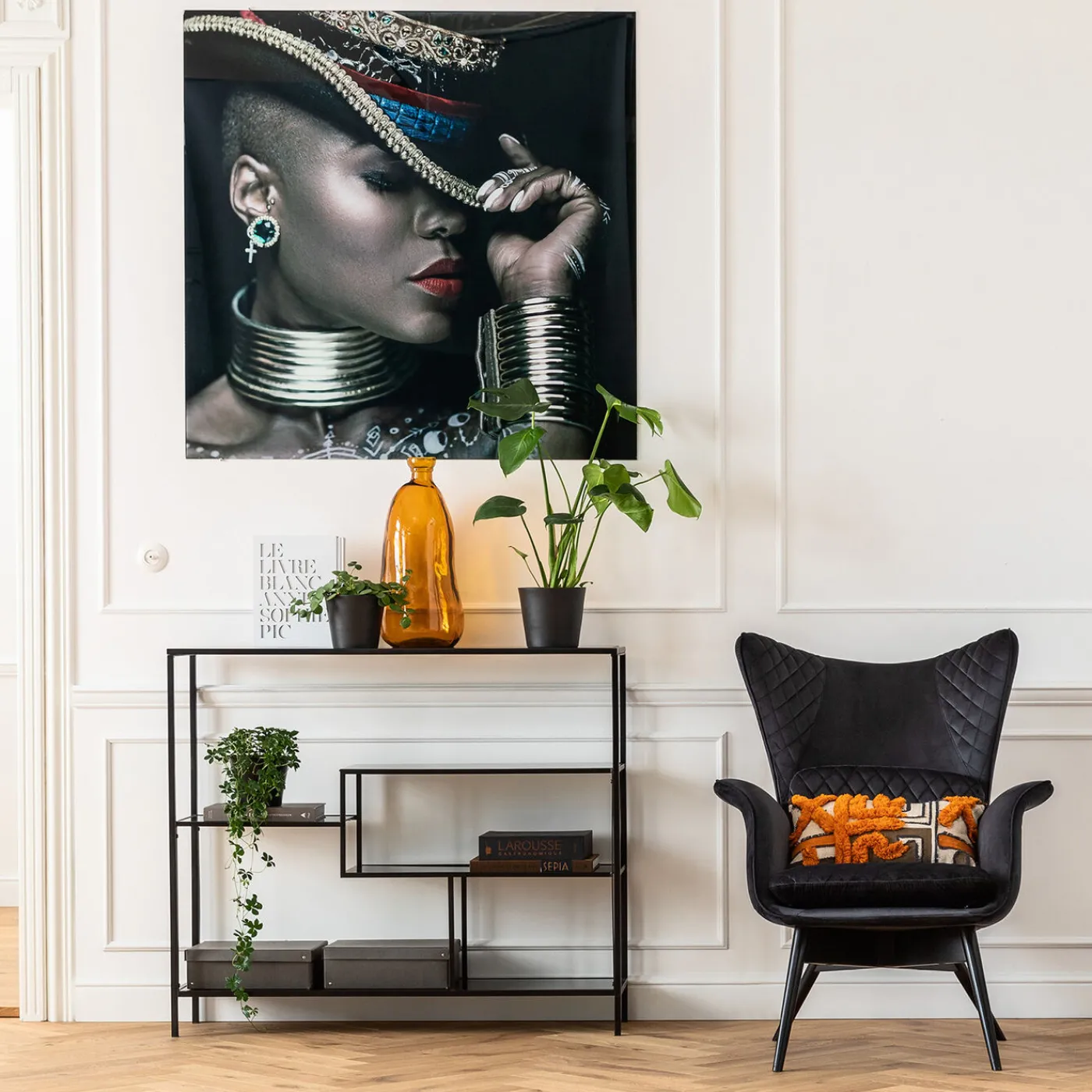 KARE Design Tableau En Verre Foxy Lady 120X120Cm