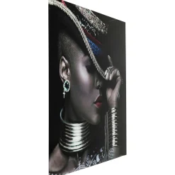 KARE Design Tableau En Verre Foxy Lady 120X120Cm