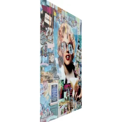 KARE Design Tableau En Verre Holiday In The 60S 120X150Cm