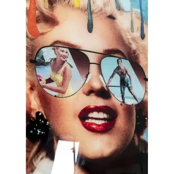 KARE Design Tableau En Verre Holiday In The 60S 120X150Cm