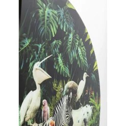 KARE Design Tableau En Verre Jungle Animals O120Cm